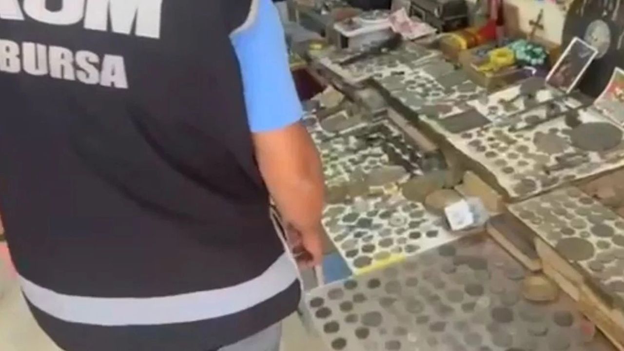 Bursa'da tarihi eser kaçakçılığı operasyonu: 1 gözaltı