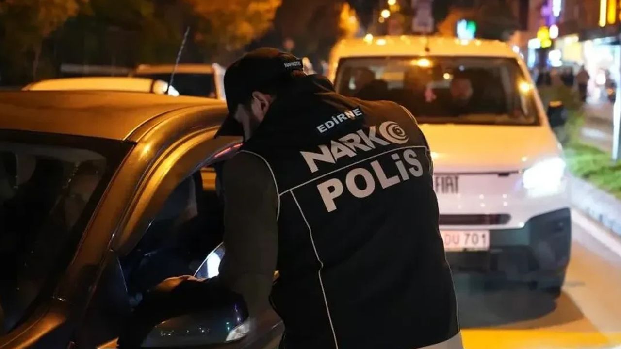Edirne'de narkotik uygulaması: Bin 235 kişi denetlendi