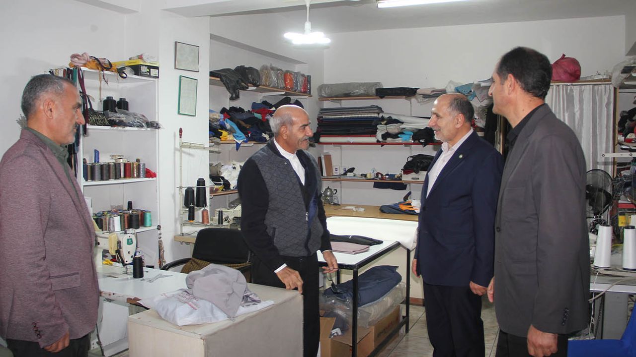 HÜDA PAR Bingöl İl Başkanı Alpaya’dan pasaj esnafına ziyaret