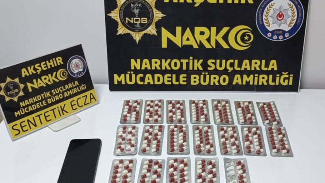 Konya Akşehir’de uyuşturucu operasyonu: Bir tutuklama