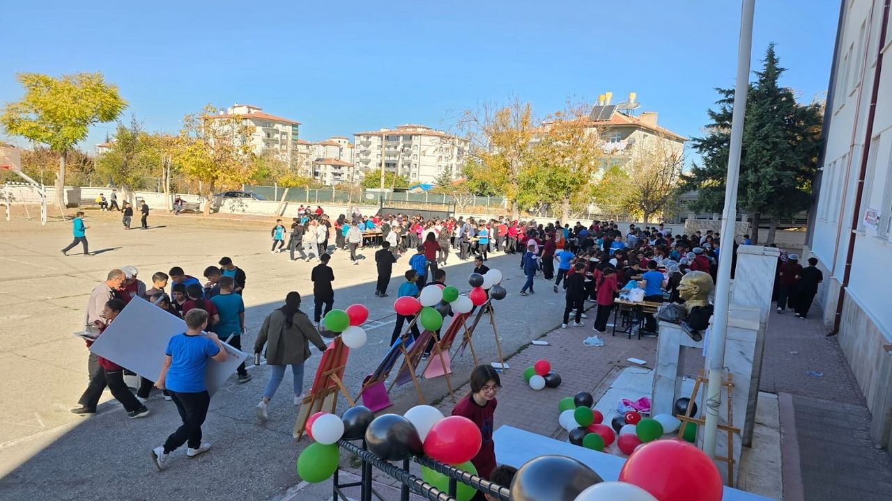 Konya’da "Bir Okul, Bin Umut" projesiyle Gazze’ye destek sürüyor