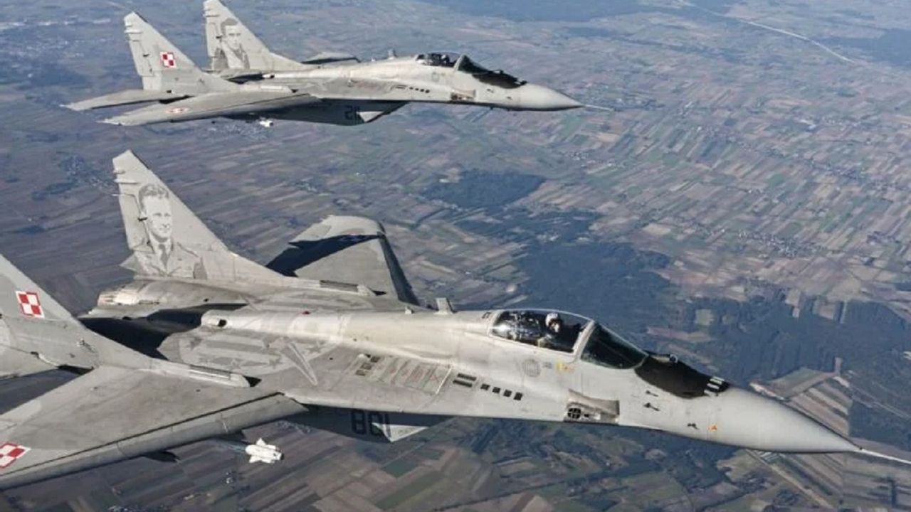 Polonya savaş uçakları, Rus keşif uçağını engelledi