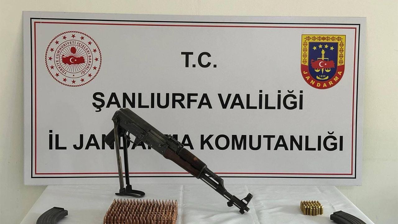 Şanlıurfa’da jandarmadan ruhsatsız silah operasyonu