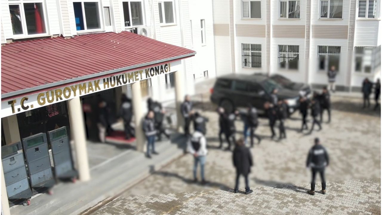 Bitlis’te tefecilik şebekesi operasyonunda 7 kişi tutuklandı