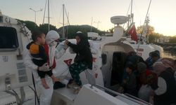 Ayvacık’ta 45 Kaçak Göçmen Sahil Güvenlik Tarafından Kurtarıldı