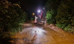 Trabzon’da sağanak yağış heyelana neden oldu
