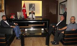 HÜDA PAR Midyat ilçe Başkanlığından Kaymakam Özdemir'e ziyaret