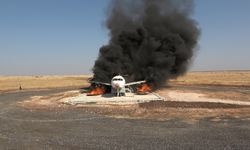 Şanlıurfa'da Uçak Kazası Tatbikatı Heyecan Dolu Anlara Sahne Oldu