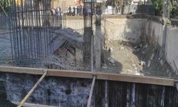 Mardin'de inşaatta çökme: 4 yaralı