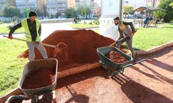 Mardin Büyükşehir Belediyesinin çevre düzenleme çalışmaları devam ediyor