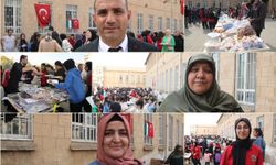 Midyat'ta Gazze'ye yardım için kermes açıldı