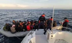 İzmir'de açıklarında düzensiz göçmen operasyonu