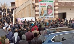 ​​​​​​​Viranşehir'de Filistin’e destek için basın açıklaması düzenlendi