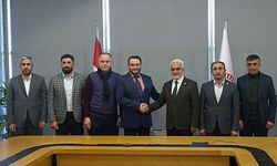 Avrupa Müslüman Forumu heyetinden HÜDA PAR Genel Başkanı Yapıcıoğlu'na ziyaret