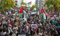 Belçika'da Gazze'ye destek gösterisi 