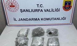 Siverek’te 7 kilo skunk maddesi ele geçirildi