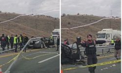 Elazığ’da otomobil bariyerlere saplandı: 1 ölü, 1 yaralı