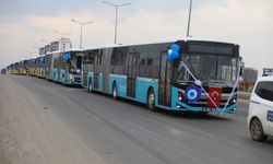 Diyarbakır'da toplu taşıma için 10 yeni otobüs hizmete alındı