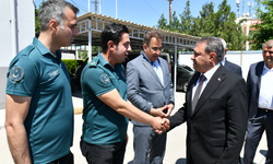 Vali̇ Şıldak, Akçakale gümrük kapısında temaslarda bulundu