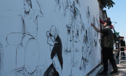 Gazze’de yaşanan soykırım Üsküdar’da duvara resmediliyor