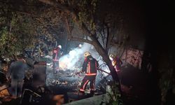 Malatya’da metruk evde yangın çıktı