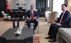 Dışişleri Bakanı Fidan, Çin'in Ankara Büyükelçisi Liu'yu Kabul Etti