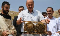 Batman'da ilk bal sağımı yapıldı