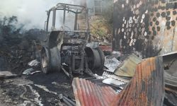 Elazığ 'da traktör yangını: Maddi hasar meydana geldi