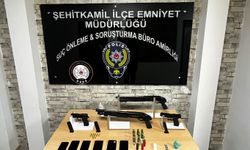 Gaziantep'te ruhsatsız silah operasyonu: 7 gözaltı