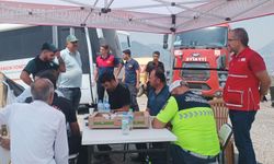HÜDA PAR Kahramanmaraş İl Başkanı Özcan yangın bölgesini ziyaret etti