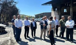 HÜDA PAR'dan yangında zarar gören esnafa ziyaret