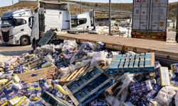İşgalciler yardım tırlarını kasten yağmalattı: 87 tırdan geriye neredeyse hiçbir şey kalmadı