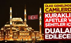 Kuraklık ve yangınlara karşı dua zinciri: 90 bin cami aynı anda amin diyecek