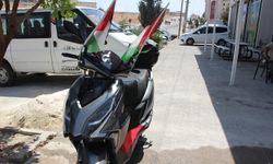 Motosikletini Gazze için bağışladı