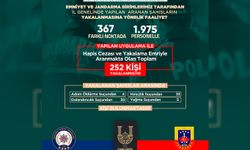 Şanlıurfa’da aranan şahıslara yönelik operasyonlarda 252 kişi yakalandı