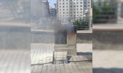 Şanlıurfa'da elektrik panosu alev alev yandı