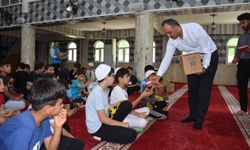 Siirt’te yaz sıcağında Kur’an kursu öğrencilerini sevindiren sürpriz