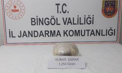 Bingöl’de 1 kilo 254 gram esrar ele geçirildi