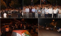 Diyarbakırlılar Gazze'ye destek amacıyla Meclis'e yürümek üzere yola çıktı