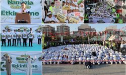 İstanbul'da yüzlerce çocuk "Hayat Namazla Güzeldir" demek için yürüdü