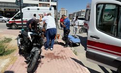 Konya'da otomobil ile motosiklet çarpıştı: 1 yaralı