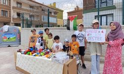Konyalı miniklerden Gazze'ye anlamlı destek