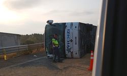 Kuzey Marmara Otoyolu'nda yolcu otobüsü devrildi: 3 ölü, 20 yaralı