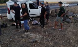 Mardin’de hafif ticari araç şarampole yuvarlandı: 4 yaralı 