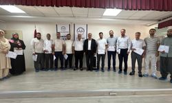 Müftü Dolu ilkyardım ve işaret dili sertifika törenine katıldı