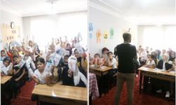 Sağlık eğitimleriyle bilinçli nesiller yetişiyor