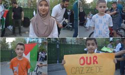 Siirtli çocuklardan vicdanlara çağrı: Gazze'de artık çocuklar ölmesin