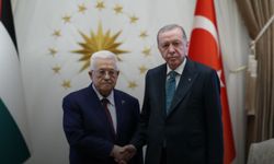 Cumhurbaşkanı Erdoğan Mahmud Abbas ile görüştü