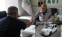 Diyarbakırlı hayırsever aracını Gazze'ye bağışladı