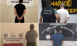 Gaziantep'te çeşitli suçlardan aranan 4 kişi yakalandı